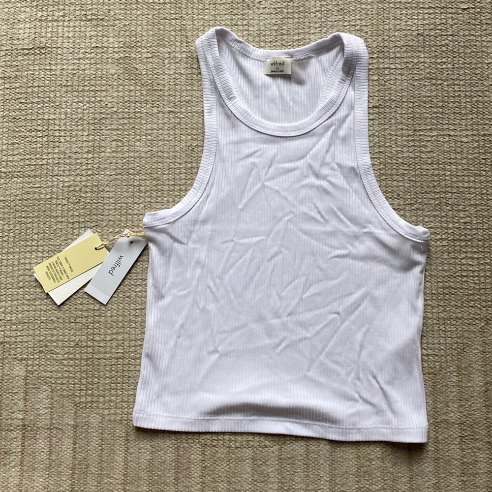 BRAND NEW Aritzia Heli White Tank